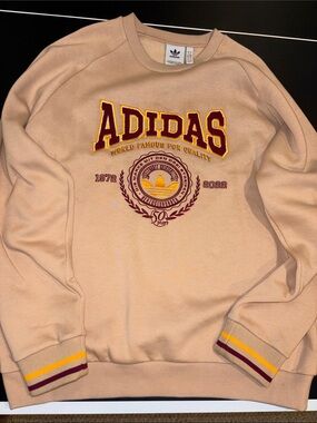 Unique Adidas Embroidered Anniversary Crewneck